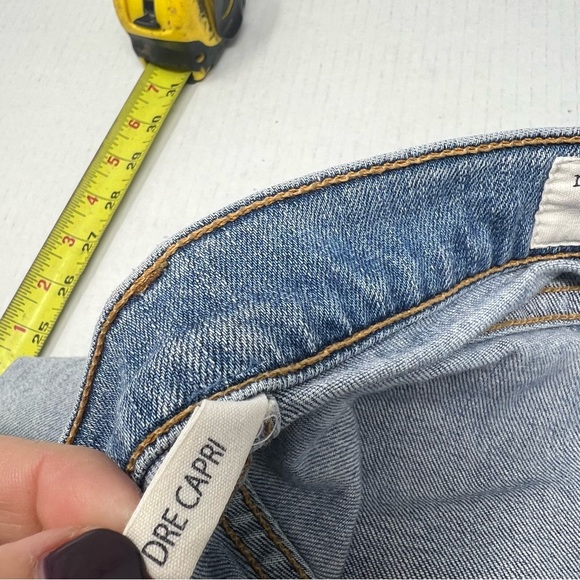 rag & bone Lightwash Dre Capri Distressed Jeans 28 - Picture 3 of 9